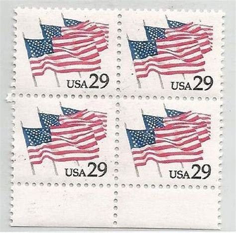 8 Stamps USA American Flag Early 1990s Classic US Stamp. Never - Etsy