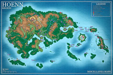 I drew a map of the Hoenn Region with every location from the anime marked and labeled! : r/pokemon