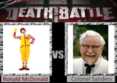 Death Battle-Ronald McDonald vs. Colonel Sanders by Neo-Chuggarotex on DeviantArt