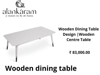 Wooden Dining Table Design |Wooden Centre Table by alan karam on Dribbble