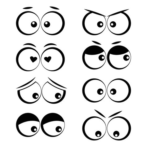 Cartoon eyes — Stock Vector © emirsimsek #5549583