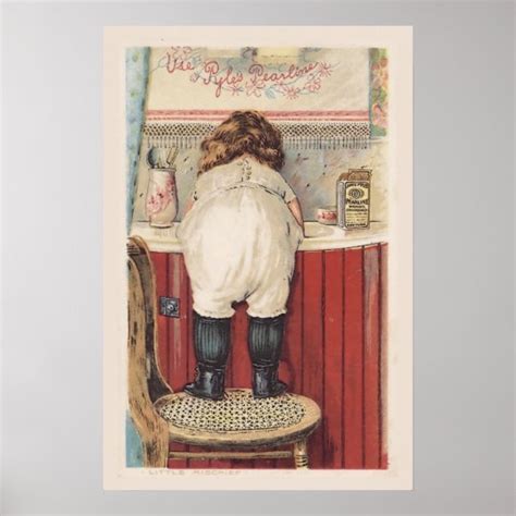 Vintage Bathroom Wall Art | Zazzle