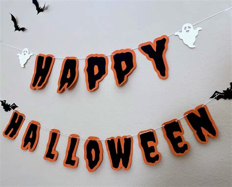 Happy Halloween Banner - Etsy