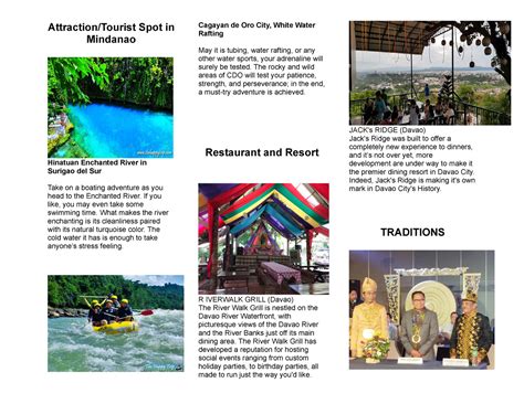 Mindanao tourist resto tradition - Attraction/Tourist Spot in Mindanao ...