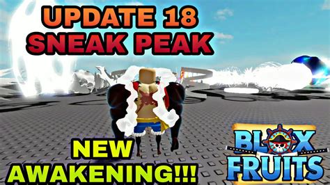 Blox Fruit Update 18 New Rubber Awakening Sneak Peak!!! - YouTube