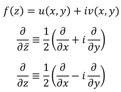 Cauchy Riemann Equations In Cartesian Form - Tessshebaylo