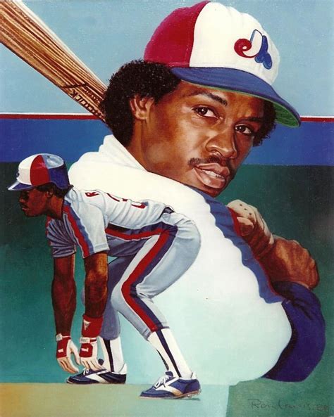 Tim Raines, Montreal Expos by Ron Lewis. | Expos montreal, Major league ...