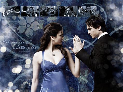 Damon and Elena - Damon & Elena Wallpaper (24876844) - Fanpop