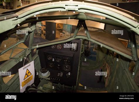 Bristol Blenheim IV cockpit interior Stock Photo - Alamy