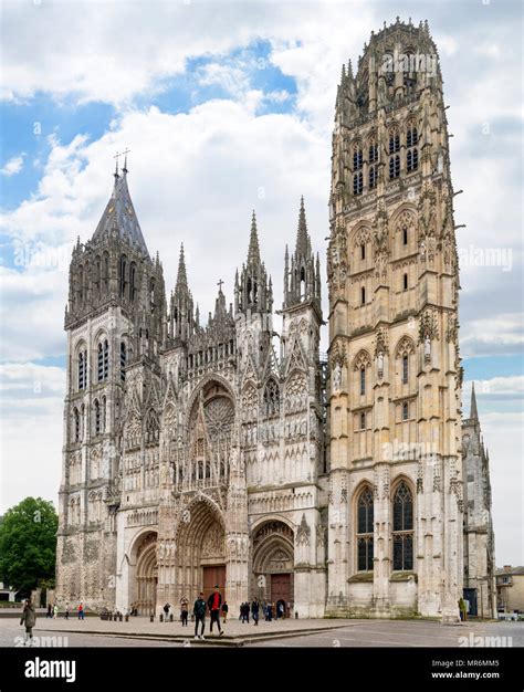 Rouen Cathedral (Cathedrale primatiale Notre-Dame de l'Assomption de ...