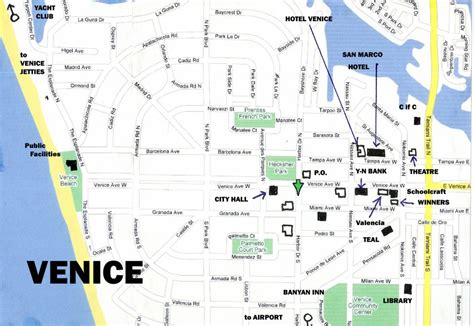 A Tour Of Venice Florida - Map Of South Venice Florida | Printable Maps