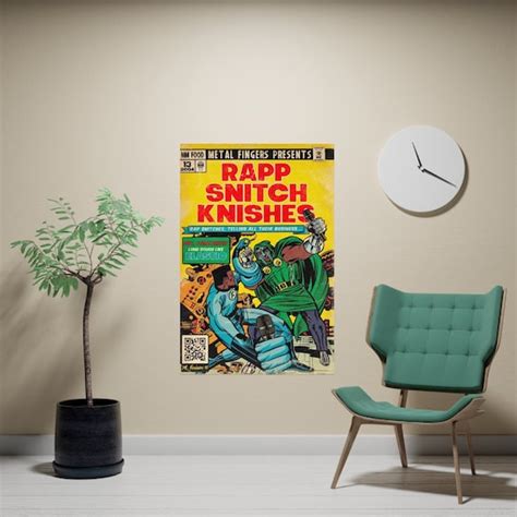 MF DOOM Rapp Snitch Knishes Vertical Matte Posters - Etsy Canada