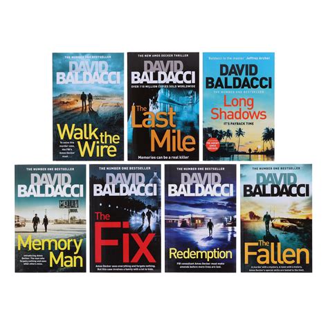 David Baldacci Amos Decker Series 7 Books Collection Set - Fiction - P – Just Kids Books