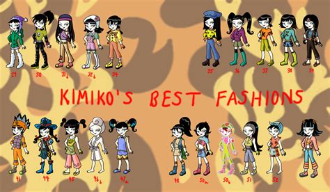 Xiaolin Showdown Kimiko Best Fashions Collection 2 by purpleorchid-8863 on DeviantArt