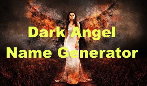 Fallen Angel Name Generator - Random Name Generators