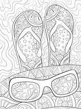 Beach Adult Coloring Pages sketch template