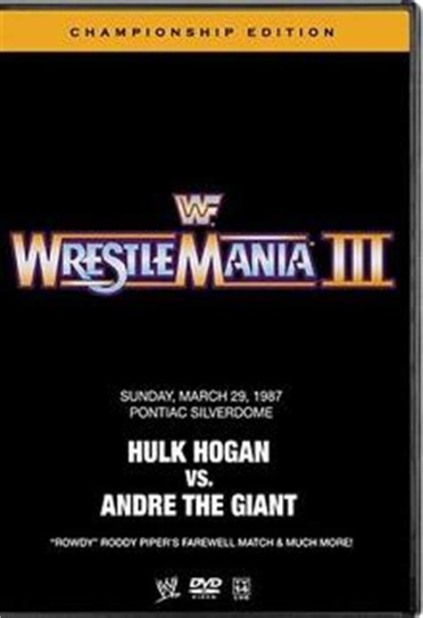 WWE Wrestlemania 3 Championship Edition DVD Review