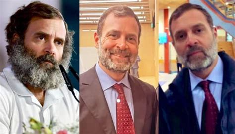 Rahul Gandhi Trims Beard After Over Five Months, New Look Goes Viral ...