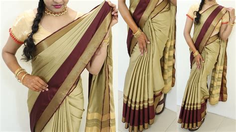 Easy saree draping for beginners | saree draping tips & tricks | silk saree draping for ...