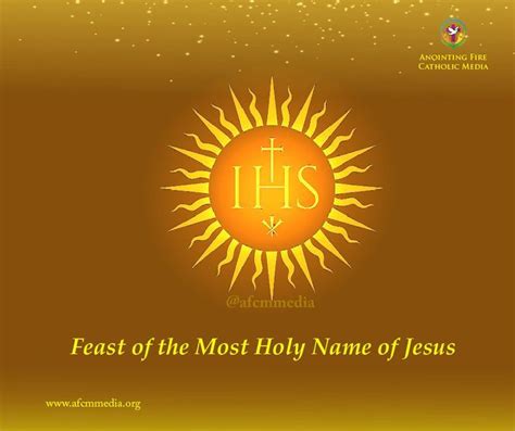 Feast of the most holy name of jesus – Artofit