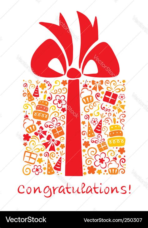 Gift card Royalty Free Vector Image - VectorStock