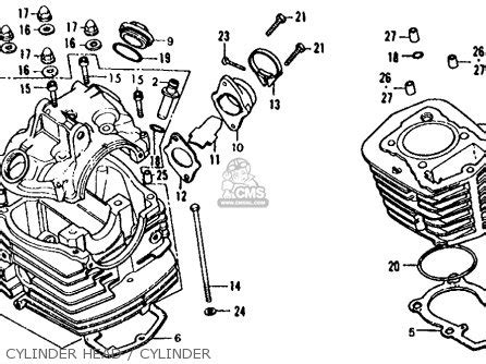 Honda XL125 1978 USA parts lists and schematics