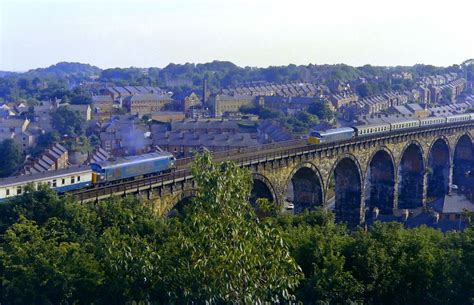 45135 and 45143 Durham Viaduct 060883 | Durham, British rail, In this moment