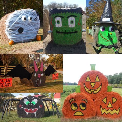 HALLOWEEN HAY BALE ART - The Keeper of the Cheerios