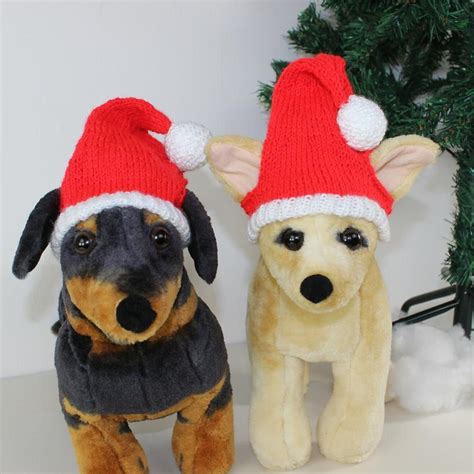 Free Dog Christmas Santa Hat Knitting pattern by madmonkeyknits | LoveCrafts | Knitting patterns ...