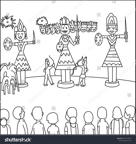 Details more than 134 dussehra drawing images latest - vietkidsiq.edu.vn