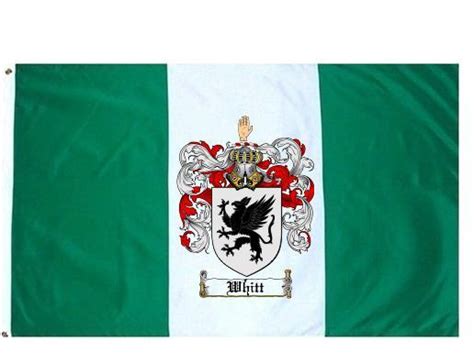 Whitt Coat of Arms Flag / Family Crest Flag - Coat of Arms