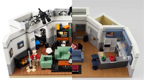 Comparing LEGO Ideas 21328 Seinfeld with the original fan design