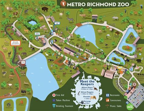 Metro Richmond Zoo Map (2024 - 2022) | ThemeParkBrochures.net