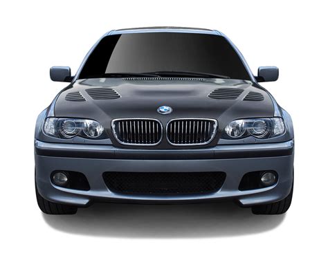 2005 BMW 3 Series 4DR Hood Body Kit - BMW 3 Series 4DR E46 Carbon AF-2 ...