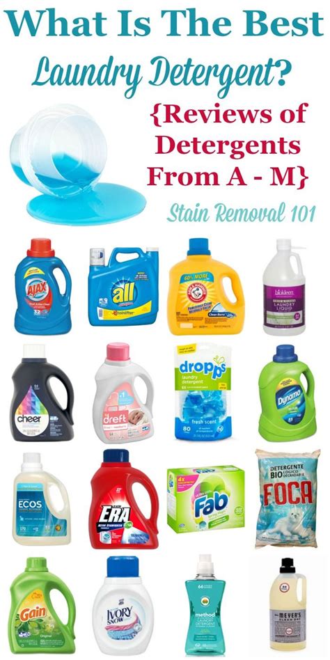 Best Laundry Detergent: Ratings & Reviews Of Brands {A-M} | Best laundry detergent, Laundry ...