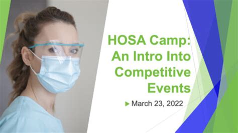 HOSA Camp: An Intro Into Competitive Events | National Consortium for Health Science Education