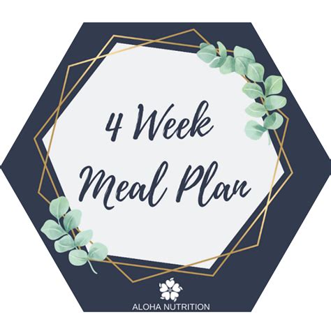 4 Week Meal Plan – education.aloha-nutrition.com