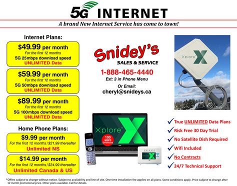 Snidey's Sales and Service: High Speed Rural Internet from Xplore Internet