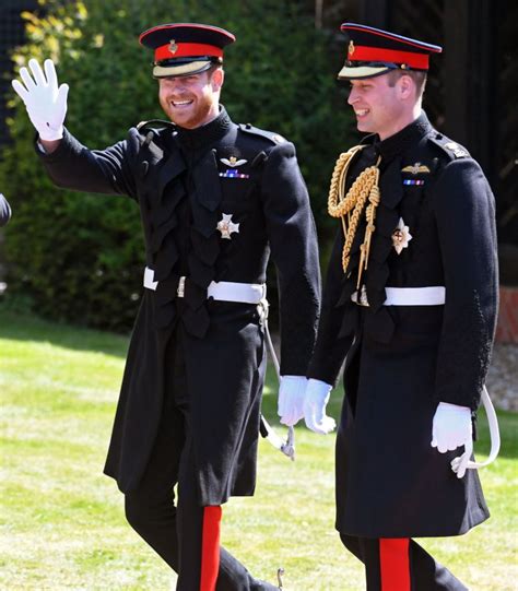 Royal wedding: Prince Harry, Prince William wear frockcoat uniform of ...