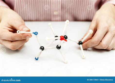 Student Assembling Molecule Models Stock Photo - Image: 30611068