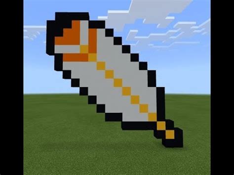 Minecraft Pixel Art Mario's Feather - YouTube