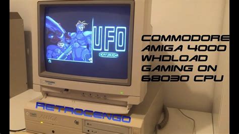 Commodore Amiga 4000 Test and Gaming on 68030 CPU - YouTube