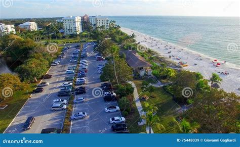 Naples, Florida. Aerial View of Coastline Stock Image - Image of view, shore: 75448039