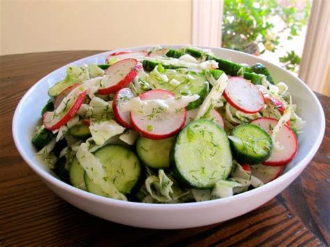 Crunchy Pickled Salad - Cucumbers, Cabbage, Radish