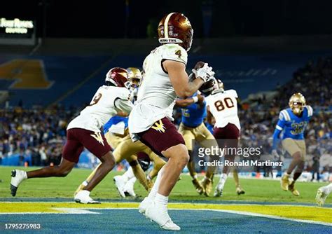 Cameron Skattebo of the Arizona State Sun Devils at Rose Bowl Stadium ...