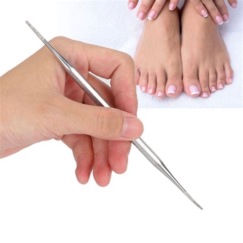 YLSHRF Stainless Steel Double Head Ingrown Toe Nail File Ingrowing Nail ...