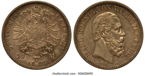 Germany German Coin Twenty Mark 1873 Stock Photo 506028490 | Shutterstock