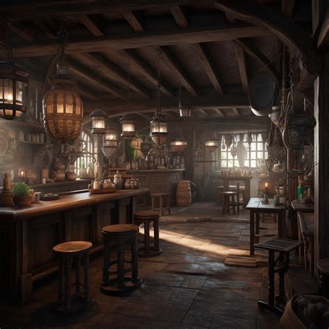 ArtStation - medieval tavern