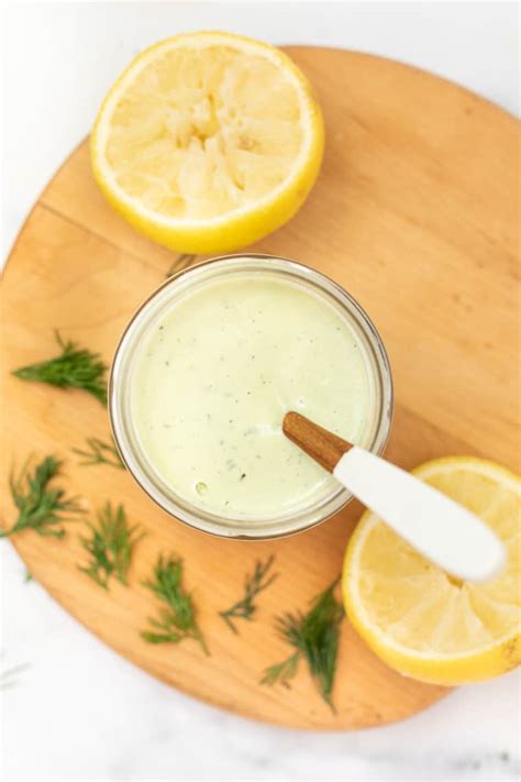 Creamy Lemon Dill Sauce {Dairy-Free!} - Simply Quinoa