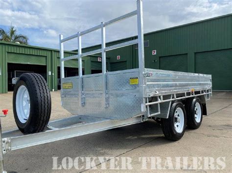 10 X 6 Ft Heavy Duty Flat Deck Trailer ATM 3.5 Tonne • Lockyer Trailers ...